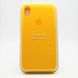 Чехол накладка Silicon Case for iPhone XR 6.1" Yellow (41) Copy