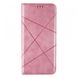 Кожаный чехол-книжка Business Leather для Samsung A02s Pink
