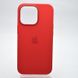 Чехол накладка Silicon Case c MagSafe Splash Screen для iPhone 13 Pro Red