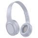 Великі бездротові навушники (Bluetooth) Hoco W46 Light Blue Gray