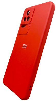 Чохол накладка Silicon Case Full Cover для Xiaomi Poco F4 Red/Червоний