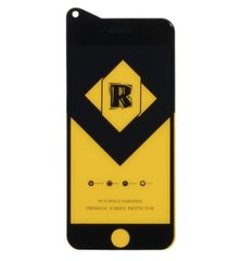Захисне скло R Yellow для iPhone 7/iPhone 8/iPhone SE 2020 Black тех. пакет