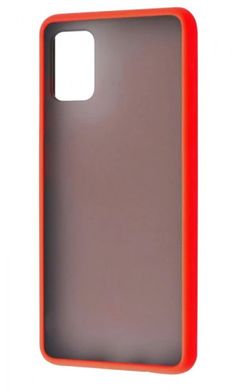 Чохол з напівпрозорою задньою кришкою Matte Color Case TPU для Samsung Galaxy A51 (A515) Red