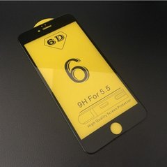 Захисне скло 6D на iPhone 6 Plus/6S Plus Black тех. пакет