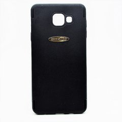 Чохол силікон TPU Leather Case Samsung A710 Galaxy A7 Black тех. пакет