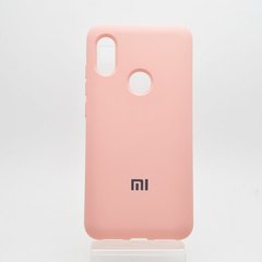 Чехол матовый Silicon Case Full Protective для Xiaomi Redmi Note 6 Pro (Pink)