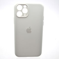 Силиконовый чехол накладка Silicon Case Full Camera для iPhone 11 Pro Max White