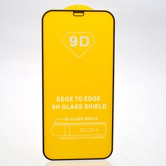 Захисне скло Full Glue для iPhone 12/iPhone 12 Pro Black (тех.пакет)