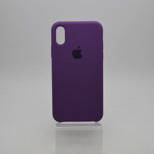 Чехол накладка Silicon Case для iPhone X / iPhone XS 5,8" Violet Copy