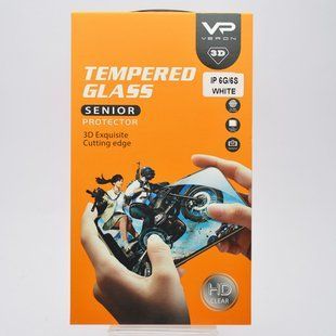 Защитное стекло Veron 3D Tempered Glass Senior Protector на iPhone 6/6S (White)