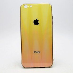 Чохол градієнт хамелеон Silicon Crystal for iPhone 6 Plus/6S Plus Light Yellow