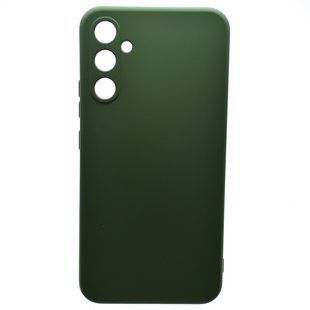 Чехол накладка Silicon Case Full Cover для Samsung A34 Galaxy A346 Dark Green