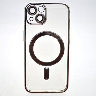 Чехол накладка с MagSafe Stylish Case для Apple iPhone 13 Silver