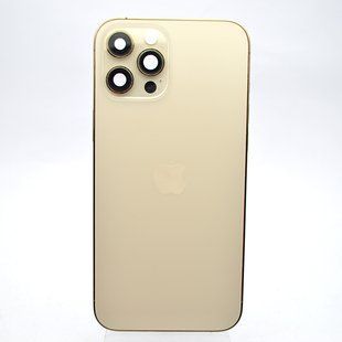 Корпус Apple iPhone 12 Pro Max з кнопками гучності, вкл, сім лотком Gold Original Used
