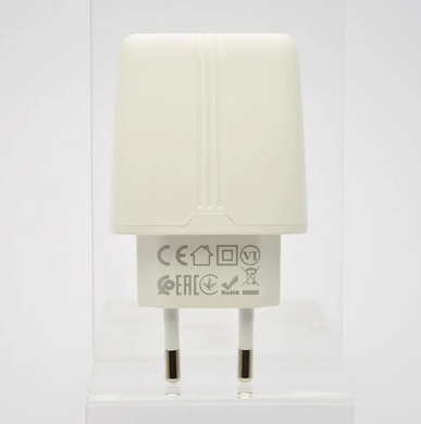 Зарядное устройство Hoco N11 Powerful Dual USB (Type-C PD20W/ USB QC 3.0) с кабелем Type-C to Lightning White