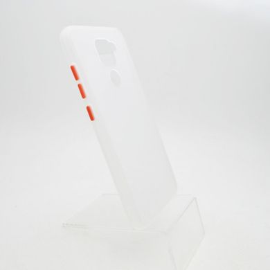 Чохол з напівпрозорою задньою кришкою Matte Color Case TPU для Xiaomi Redmi Note 9 White