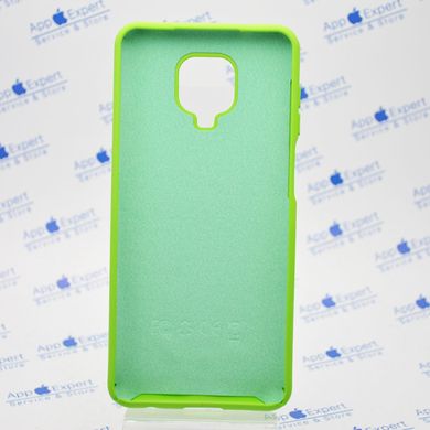 Чехол накладка Silicon Case Full Protective для Xiaomi Redmi Note 9S/Redmi Note 9 Pro Green