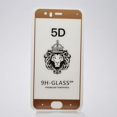 Захисне скло Full Screen Full Glue 2.5D для Xiaomi Mi6 (0.33mm) Gold тех. пакет