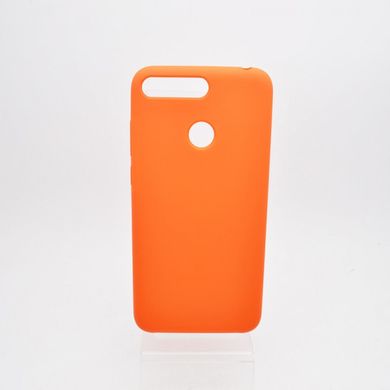 Чохол накладка Silicon Cover for Huawei Y6 2018 Orange Copy