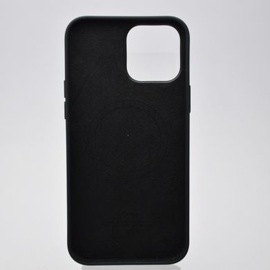 Чехол накладка Silicone Case Full Cover с MagSafe Splash Screen для iPhone 13 Pro Max Midnight