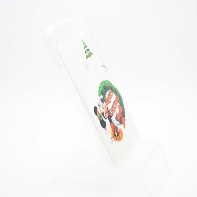 Чехол с новогодним рисунком (принтом) Merry Christmas Snow для iPhone 7 Plus/8 Plus Christmas Wreath