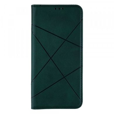 Шкіряний чохол-книжка Business Leather для Samsung A02s Green