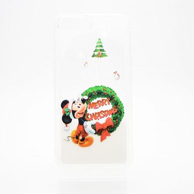 Чохол з новорічним малюнком (принтом) Merry Christmas Snow для iPhone 7 Plus/8 Plus Christmas Wreath