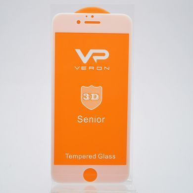 Защитное стекло Veron 3D Tempered Glass Senior Protector на iPhone 6/6S (White)