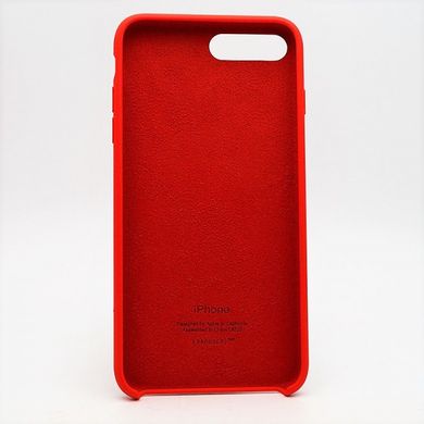 Чехол накладка Silicon Case для iPhone 7 Plus/8 Plus Red (14) (C)