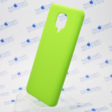 Чехол накладка Silicon Case Full Protective для Xiaomi Redmi Note 9S/Redmi Note 9 Pro Green
