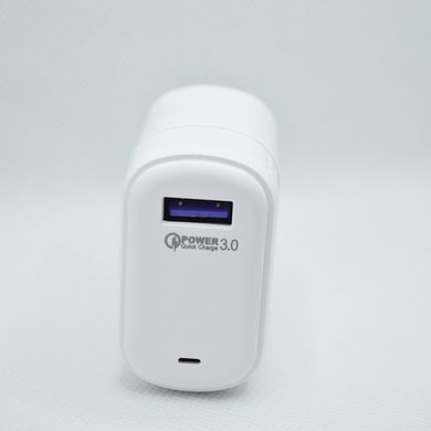 Мережевий зарядний пристрій ANSTY Q-036-A з Micro USB кабелем 1USB 3.1A 18W White