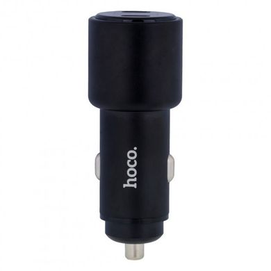 Автомобільна зарядка Hoco NZ3 Clear way Dual USB Type-C 40W Black (чорний)