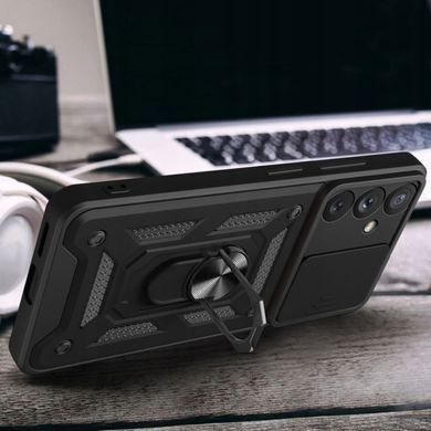 Чехол накладка противоударный Armor Case CamShield для Samsung S23 FE Galaxy S711 Черный