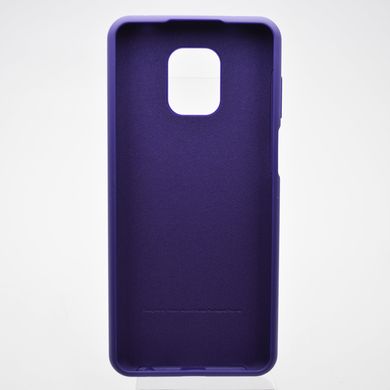 Чохол накладка Silicon Case Full Cover для Xiaomi Redmi Note 9s/Redmi Note 9 Pro Purple/Фіолетовий