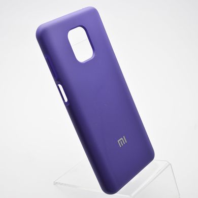 Чехол накладка Silicon Case Full Cover для Xiaomi Redmi Note 9s/Redmi Note 9 Pro Purple/Фиолетовый