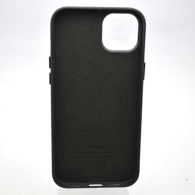 Чохол накладка Silicon Case FiveWoven з MagSafe для iPhone 15 Plus Ever Green