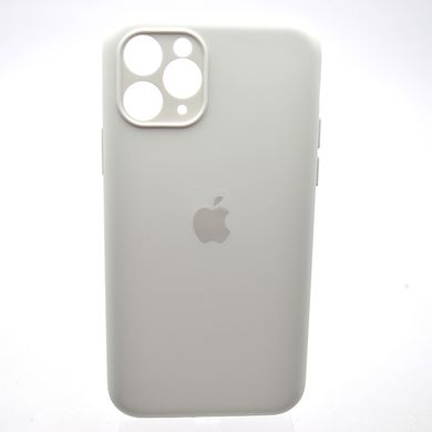 Силіконовий чохол накладка Silicon Case Full Camera для iPhone 11 Pro Max White