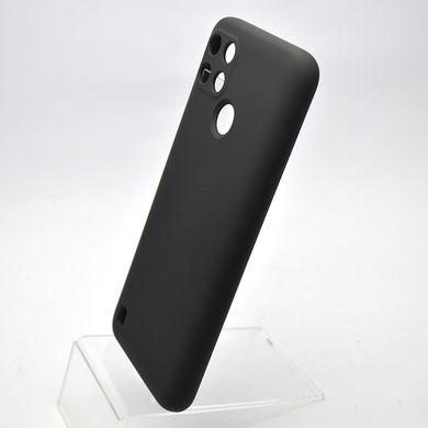 Чохол накладка Silicone Case Full Camera для Realme C21Y/C25Y Black/Чорний