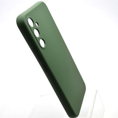 Чохол накладка Silicon Case Full Cover для Samsung A34 Galaxy A346 Dark Green