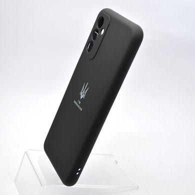 Чохол з патріотичним принтом Silicone Case Print Тризуб для Samsung M13/M23 Galaxy M135/M235 Black/Чорний
