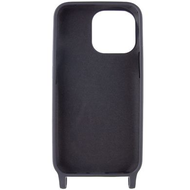 Чехол накладка TPU Cord со шнурком California для iPhone 13 Black