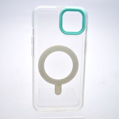 Чехол накладка с MagSafe Colored Ring Case для Apple iPhone 13 Turquoise