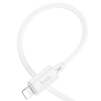 Кабель Hoco X88 Gratified USB to Lightning 1m White