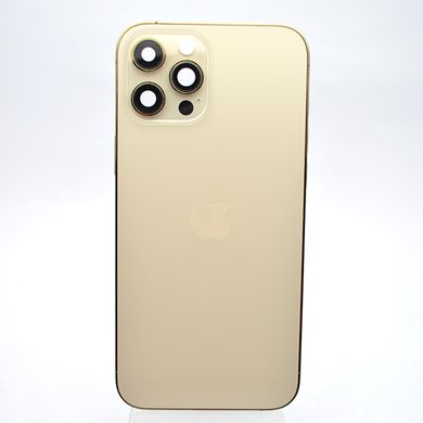 Корпус Apple iPhone 12 Pro Max з кнопками гучності, вкл, сім лотком Gold Original Used