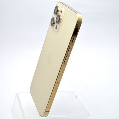 Корпус Apple iPhone 12 Pro Max з кнопками гучності, вкл, сім лотком Gold Original Used