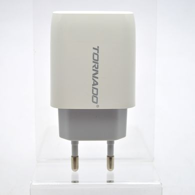 Зарядное устройство для телефона сетевое (адаптер) Tornado TD-16 2USB 2.4A White