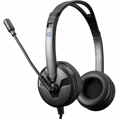 Навушники великі провідні HP DHE-8009 Black (DHE-8009)