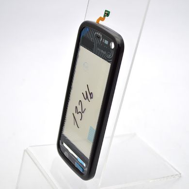 Сенсор (тачскрін) Nokia 5800 з темно-червоною рамкою Original