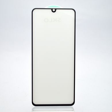 Защитное стекло SKLO 3D для Samsung A31 Galaxy A315 Black/Черная рамка