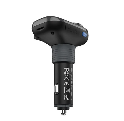 Автомобильная зарядка FM модулятор Hoco E45 Happy Route Dual USB 5V 2.4A Black